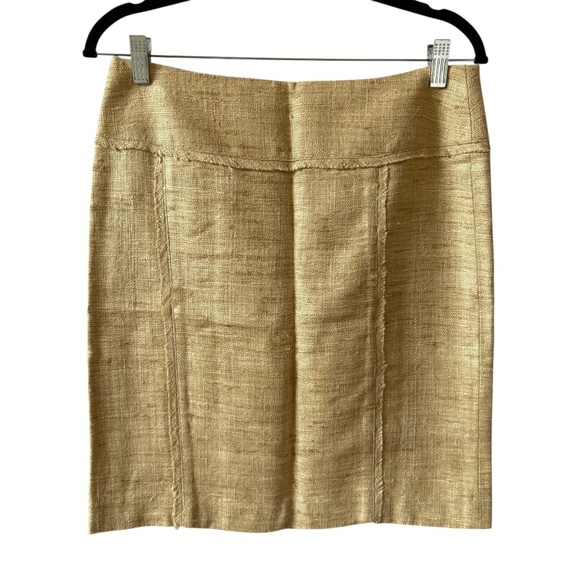 SARA CAMPBELL PENCIL SKIRT SILK CAREER ELEGANT LUXURY CLASSIC TIMELESS OFFICE 6 - Picture 1 of 11